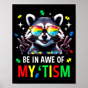 Poster Autismo Engraçado Ficar Maravilhado Com Meu Tismo