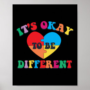 Poster Autismo Está Tudo Bem Ser Quebra-cabeça de Consciê