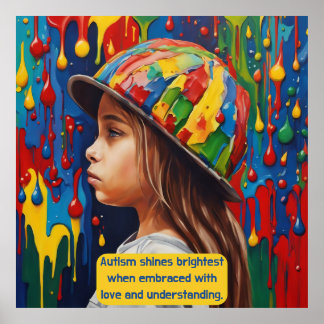 Poster Autismo- Guarde ou design seu