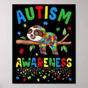 Poster Autismo Lover Autismo Quebra-cabeça de consciência