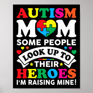 Poster Autismo Mãe Algumas Pessoas Olham Para Seus Heróis