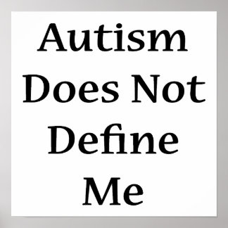 Pôster Autismo Não Me Define