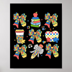 Poster Autismo Professor Coquette Arco Pencils Autismo