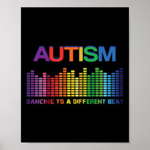 Poster Autismo Quebra-cabeça Autismo Sensibilização Dança