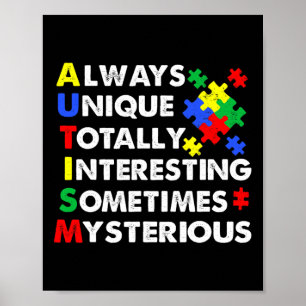 Poster Autismo Sempre Único