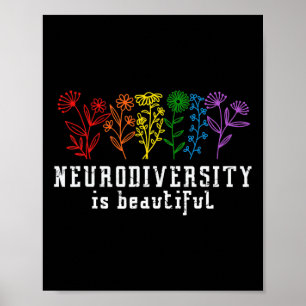 Poster Autismo Sensibilização A Neurodiversidade É Bonita