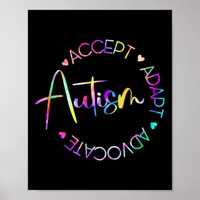 Poster Autismo Sensibilização Aceite Adaptar Advocate Aut (Frente)