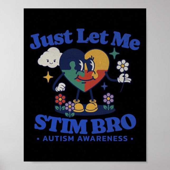 Poster Autismo Sensibilização Apoio à Ajuste de Tempo de  (Frente)