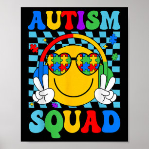 Poster Autismo Sensibilização Autismo Esquadrão Apoio Sor