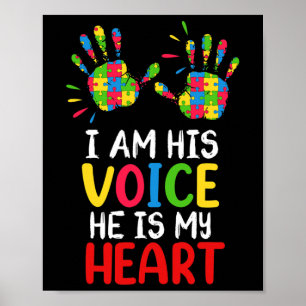 Poster Autismo Sensibilização Mãe Pai