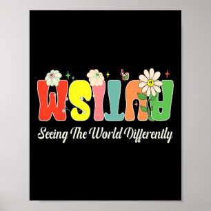Poster Autismo Vendo O Mundo Diferentemente O Autismo Mun