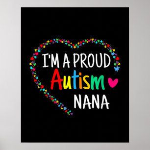 Poster Autista Eu sou um orgulhoso Autismo Nana Quebra-c