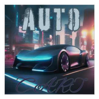 PÔSTER AUTO CAR