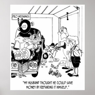 Pôster Auto Cartoon 9204