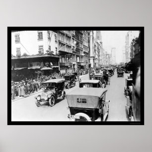 Pôster Auto parada da páscoa na Nova Iorque 1920