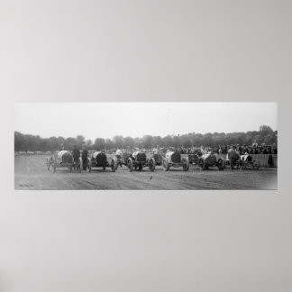 Poster Auto races, York, Pa., 11 de maio de 1915
