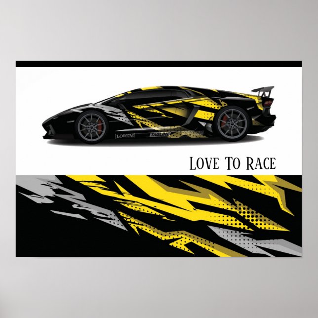 Poster Auto Racing (Frente)
