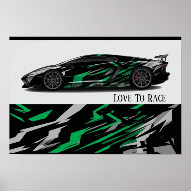 Poster Auto Racing (Frente)