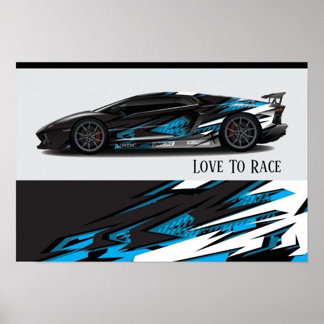 Poster Auto Racing (Frente)