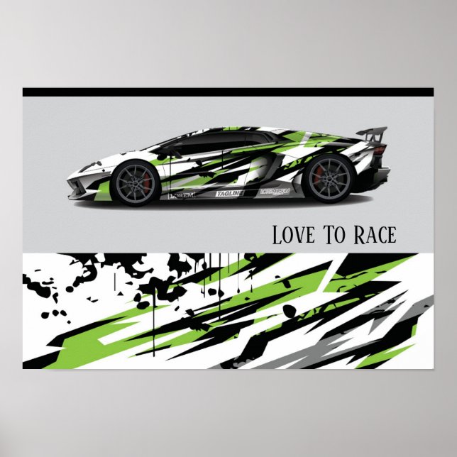 Poster Auto Racing (Frente)