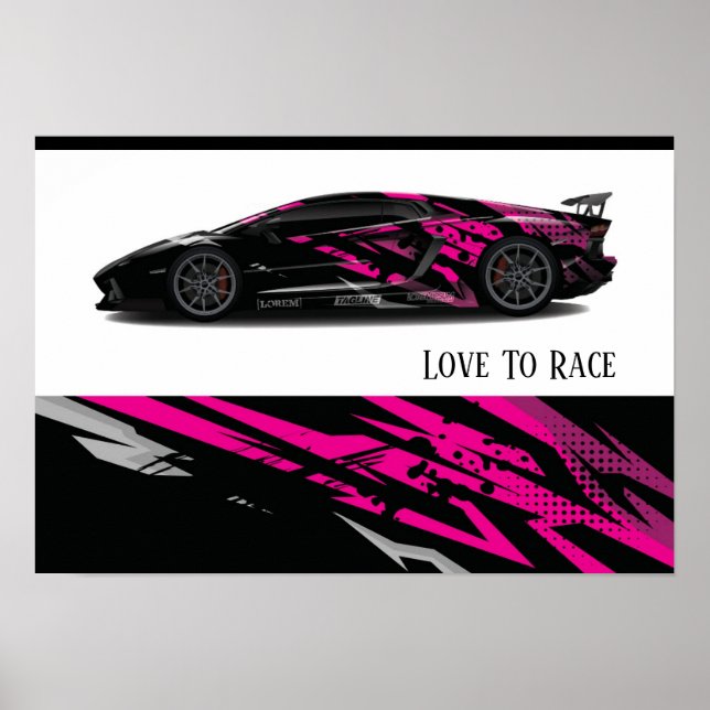 Poster Auto Racing (Frente)