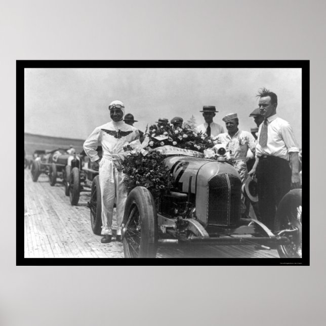 Pôster Auto Racing Champion 1925 (Frente)