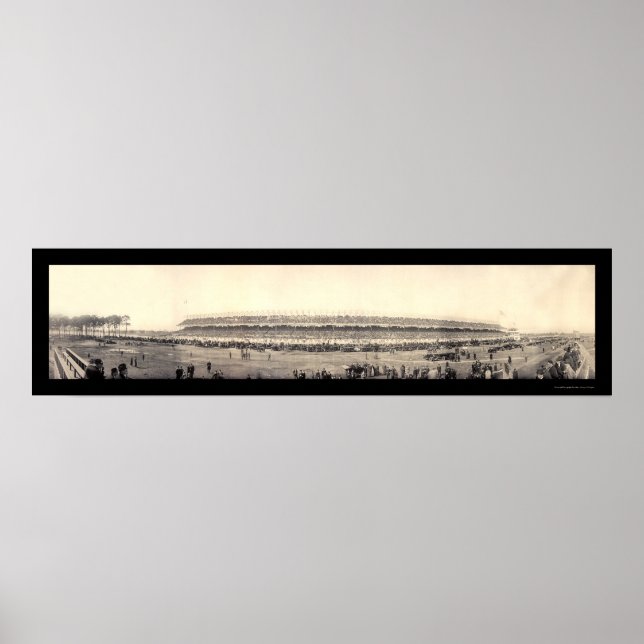 Pôster Auto Racing Sheepshead Foto 1915 (Frente)