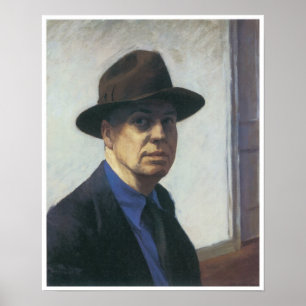 Pôster Auto-Retrato Edward Hopper