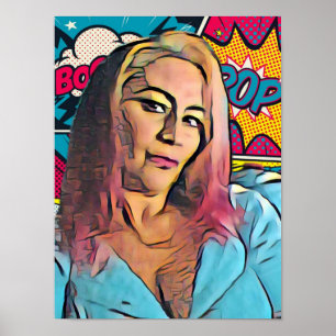 Poster Auto Retrato Pop Art