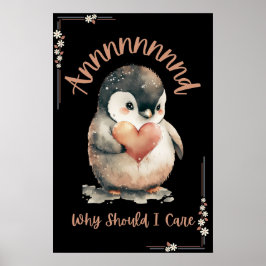 Poster Autoamor, E Por Que Eu Deveria Me Importar?