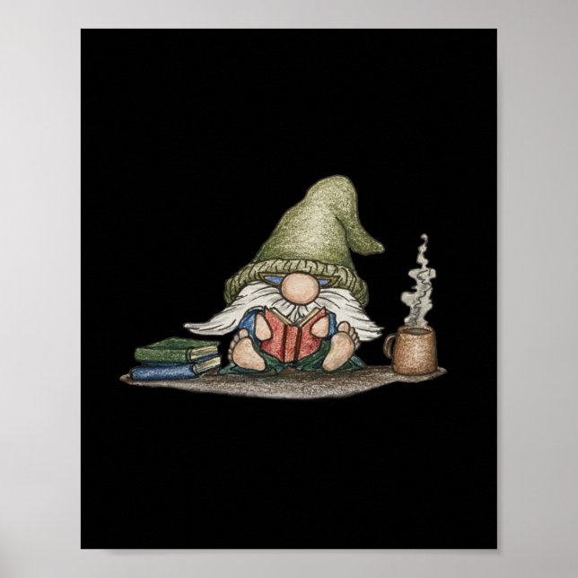 Poster Autoatendimento Gnome Sticker (Frente)