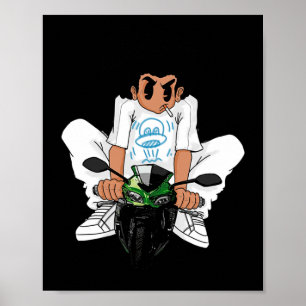 Poster Autociclista