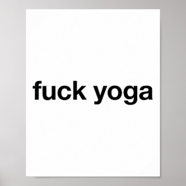Poster Autocuidado com Yoga (Frente)