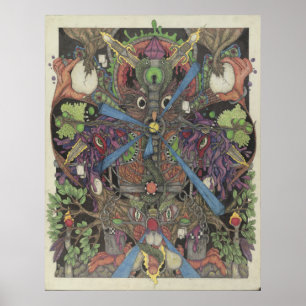 Poster Autodissolução de Flase (Voyage no olho de uma Cor