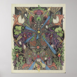Poster Autodissolução de Flase (Voyage no olho de uma Cor