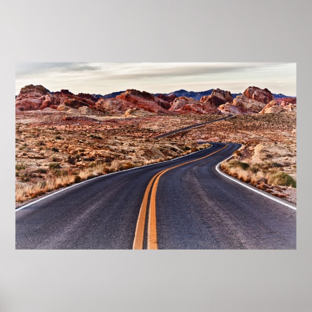 Pôster Autoestrada do Deserto (Frente)