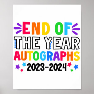 Poster Autográficos 2023-2024 Último Dia Da Escola