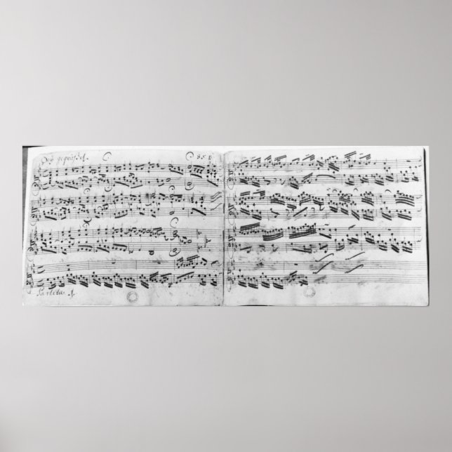 Poster Autografo da partição "Sei gegruesset (Frente)