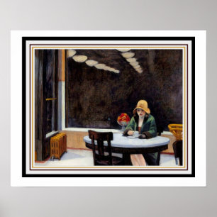 Pôster Automat de Edward Hopper 16 x 20