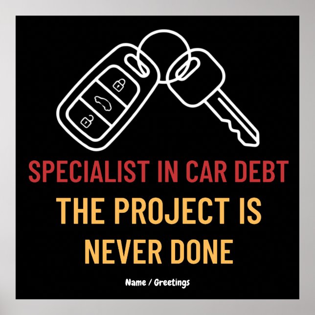 Poster Automotive Key Art The Project Is Never Done (Frente)