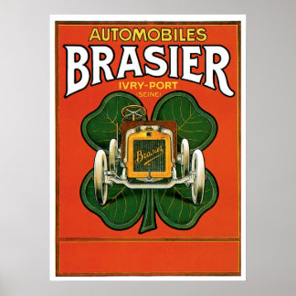 Poster Automóveis Brasier