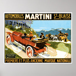 Poster Automóveis de Martini