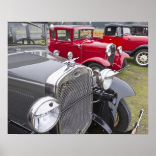 Poster Automóveis Ford antigos