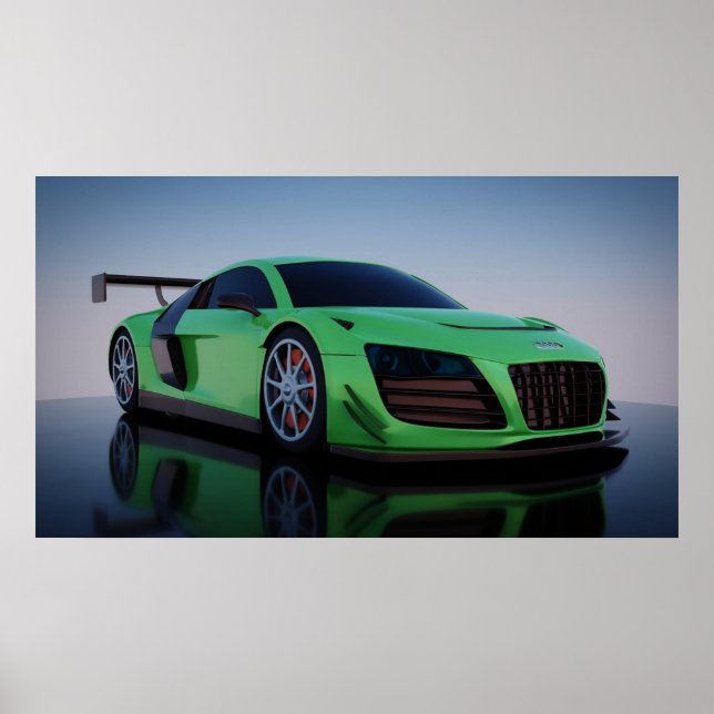 Poster Automóvel (Frente)