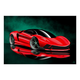Pôster Automóvel de referência Hypercar