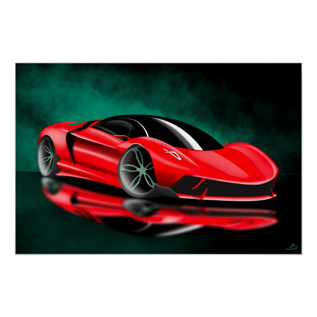 Pôster Automóvel de referência Hypercar (Frente)