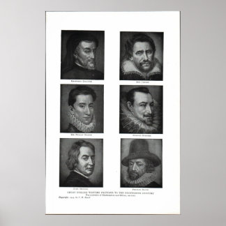 Poster Autores Britânicos