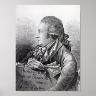 Poster Autoretrato, frontispício ao seu livro de