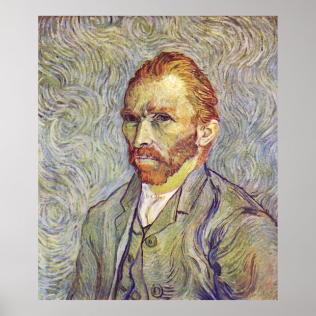 Poster Autoretrato Vincent Willem van Gogh (Frente)