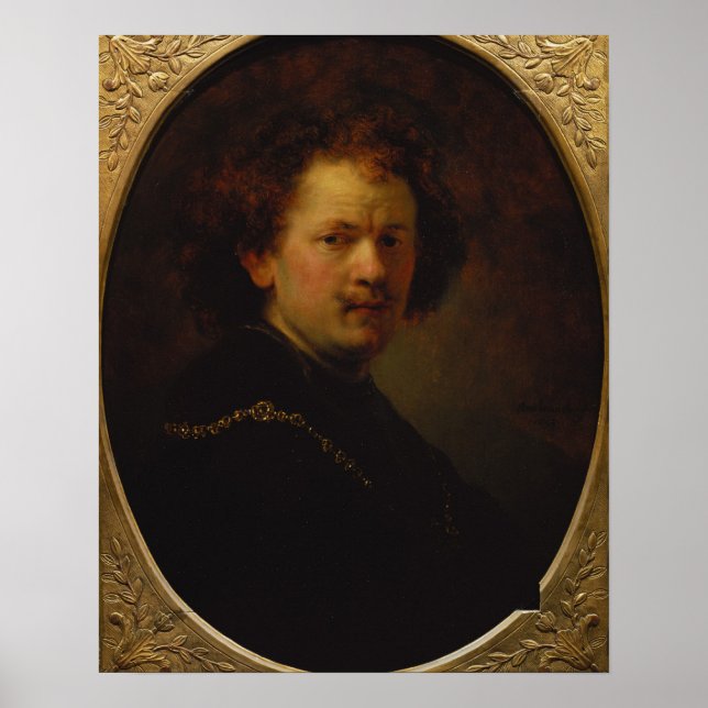 Pôster autorretrato, 1633 (Frente)